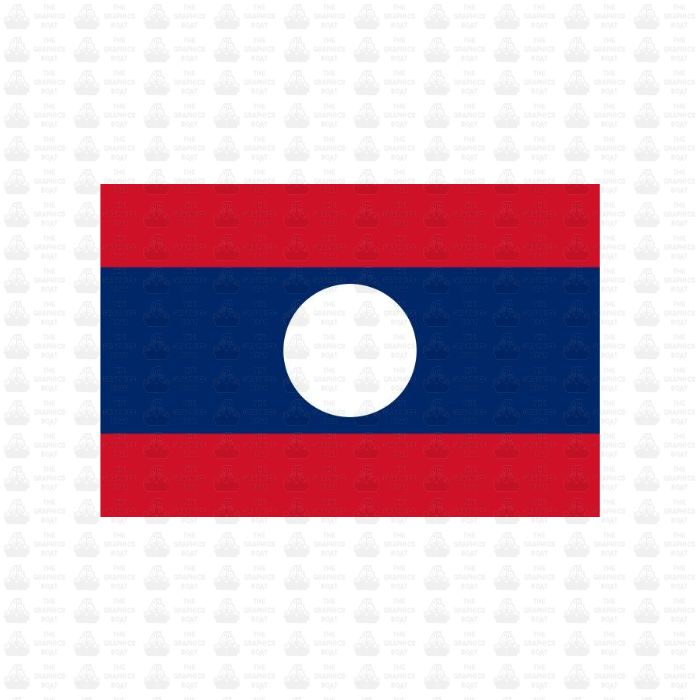 Laos Flag Sticker